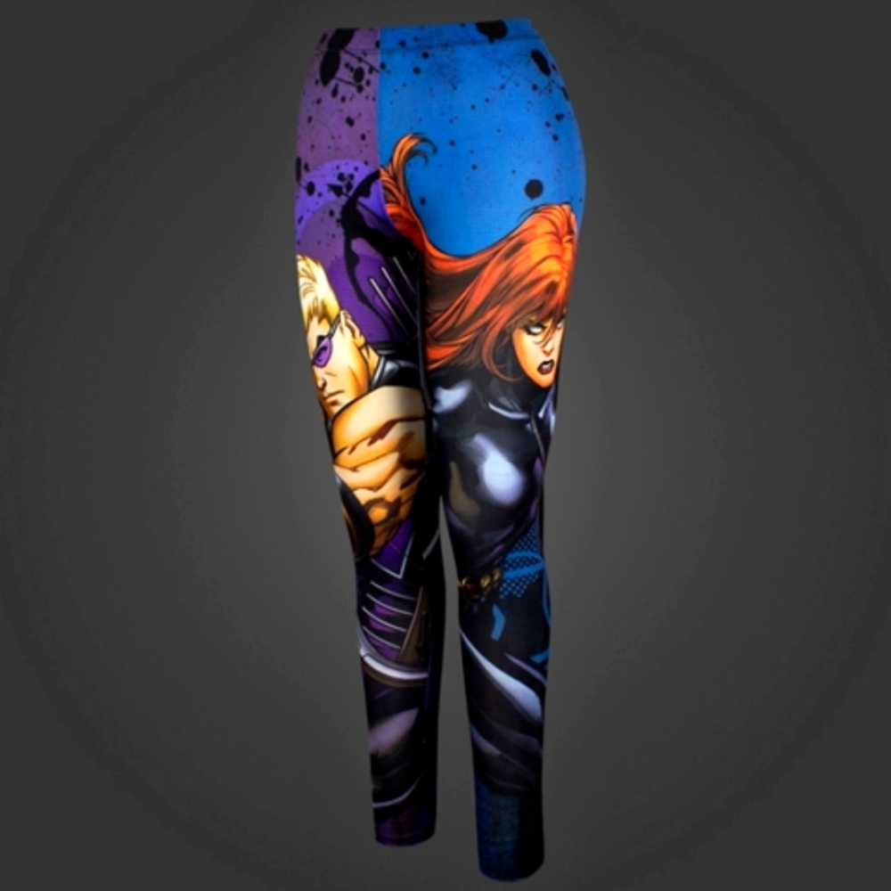 🌿 Marvel Black Widow Hawkeye Leggings